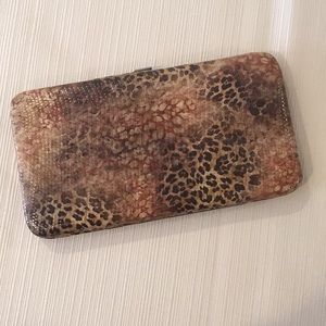 NWOT Animal Print Clutch Wallet